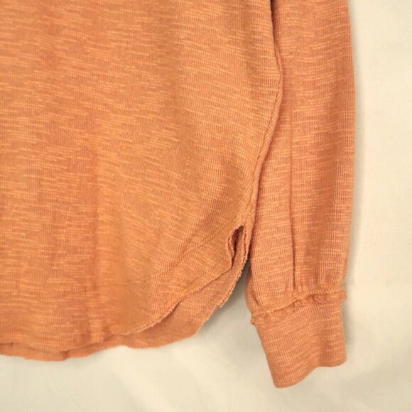 NWT Anthropologie Pilcro Diana Ruffled Raglan Long Sleeve Pullover Orange Sz XXS - Picture 4 of 14